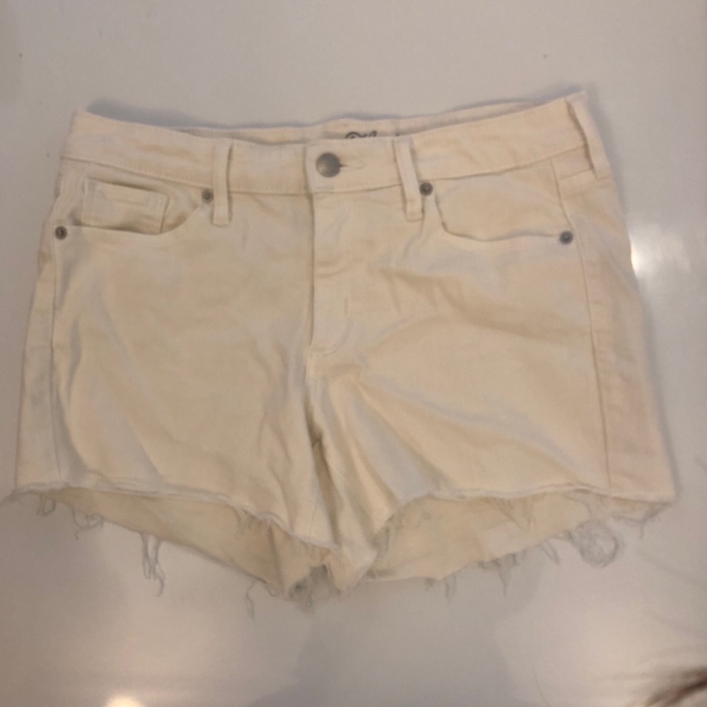 Cream Shorts